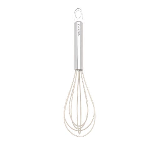 Cuisipro 8-inch Stainless Steel And Silicone Egg Whisk In Transparent