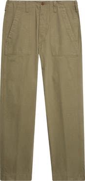 Drake's Cotton Twill Fatigue Trousers