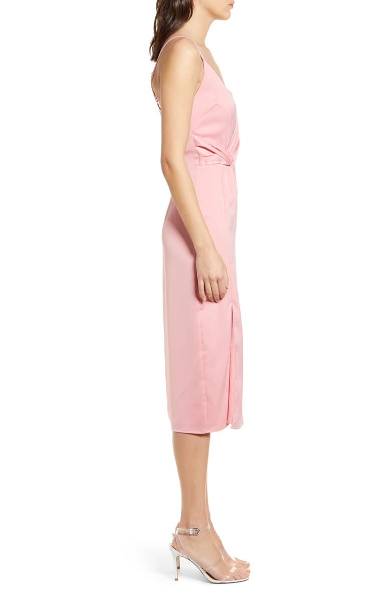 cupcakes and cashmere Aquila Faux Wrap Slipdress, Alternate, color, 