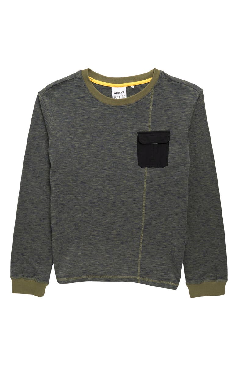 Sovereign Code Kids' Wallace Pocket T-Shirt, Main, color, 