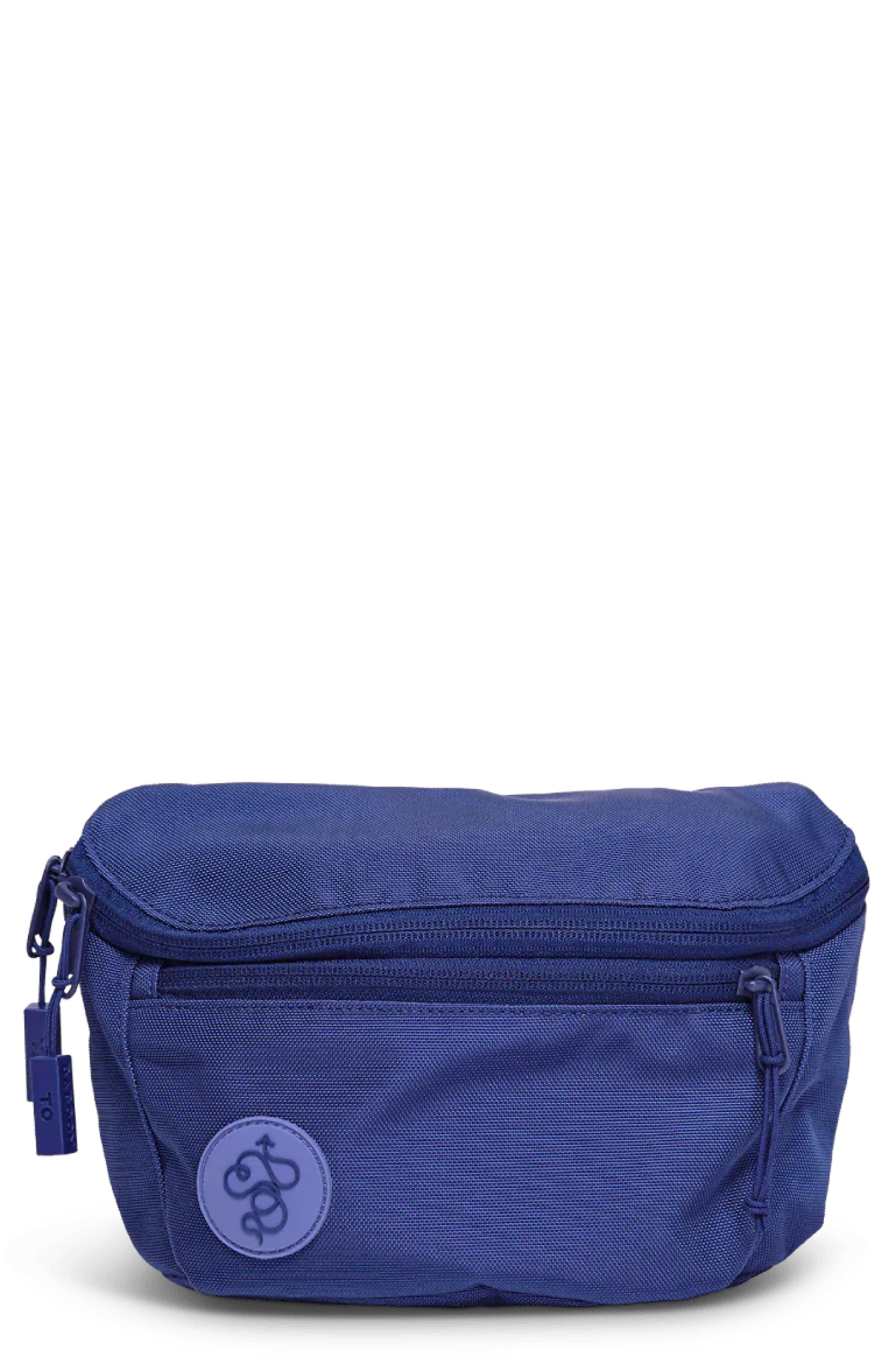 Baboon to the Moon Core Water Resistant Nylon Mini Belt Bag, Main, color, Navy