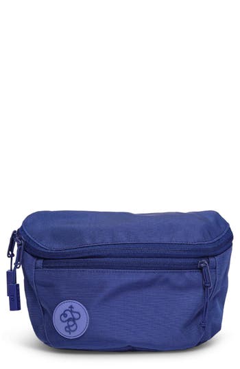 Baboon To The Moon Core Water Resistant Nylon Mini Belt Bag In Blue