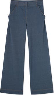 LK Bennett Freya Wide Leg Trouser Jeans