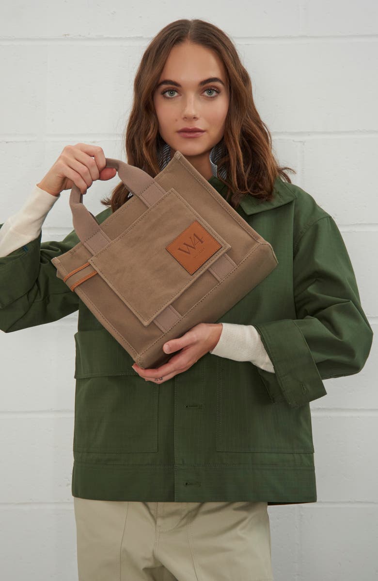 WE-AR4 The Street 29 Canvas Tote, Alternate, color, Sage