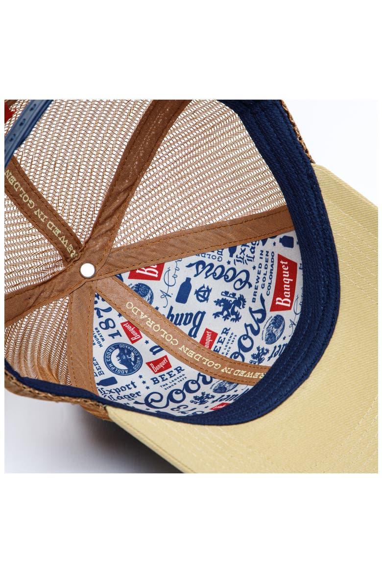 Heritage Embroidered Trucker Hat, Alternate, color, NAVY