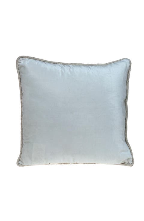 Maia Transitional White Throw Pillow