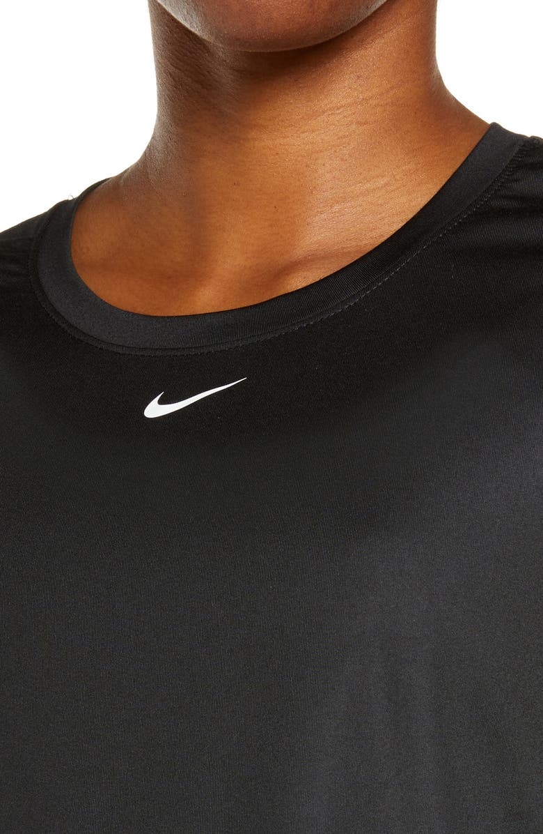 Nike Dri-FIT One Crop T-Shirt, Alternate, color, 
