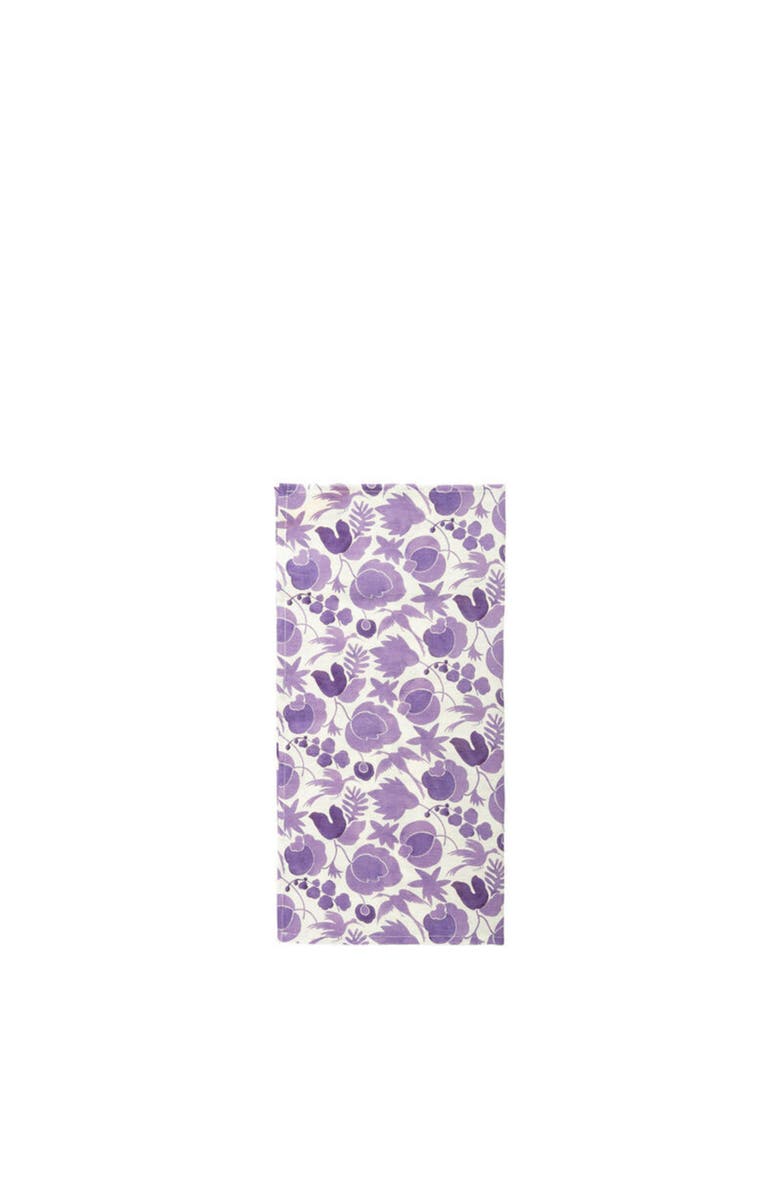 La DoubleJ Large Napkins Set Of 2 (45X45) Wildbird Viola Small Purple, Alternate, color, Wildbird Viola Small Purple