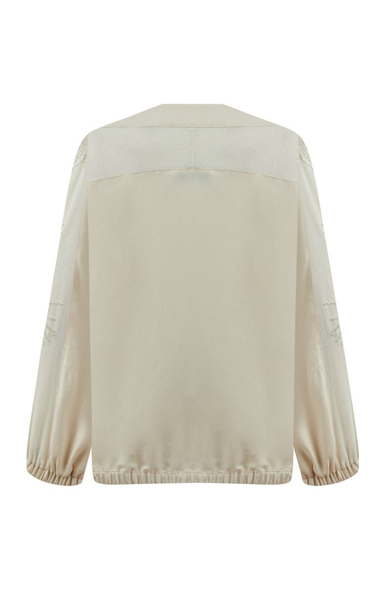 Nocturne Beaded Embroidered Jacket with Batwing Sleeves, Alternate, color, 