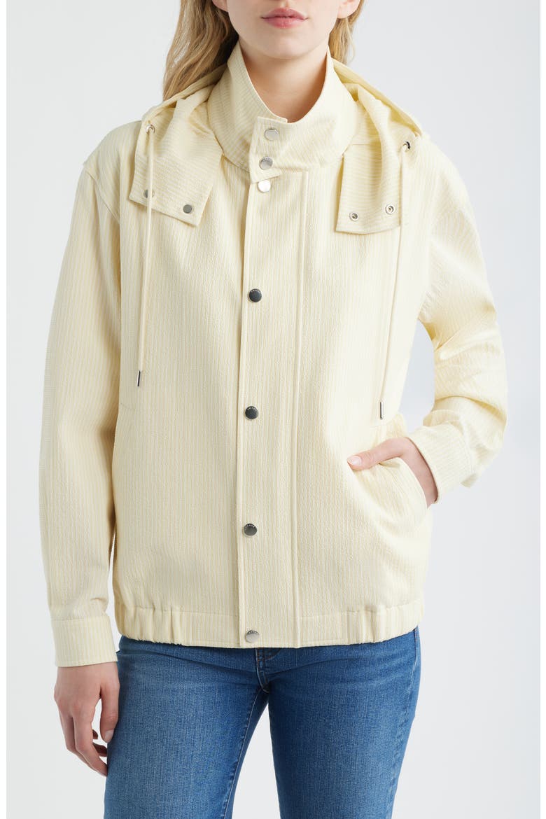 The Seersucker Track Jacket, Alternate, color, LEMON MULTI