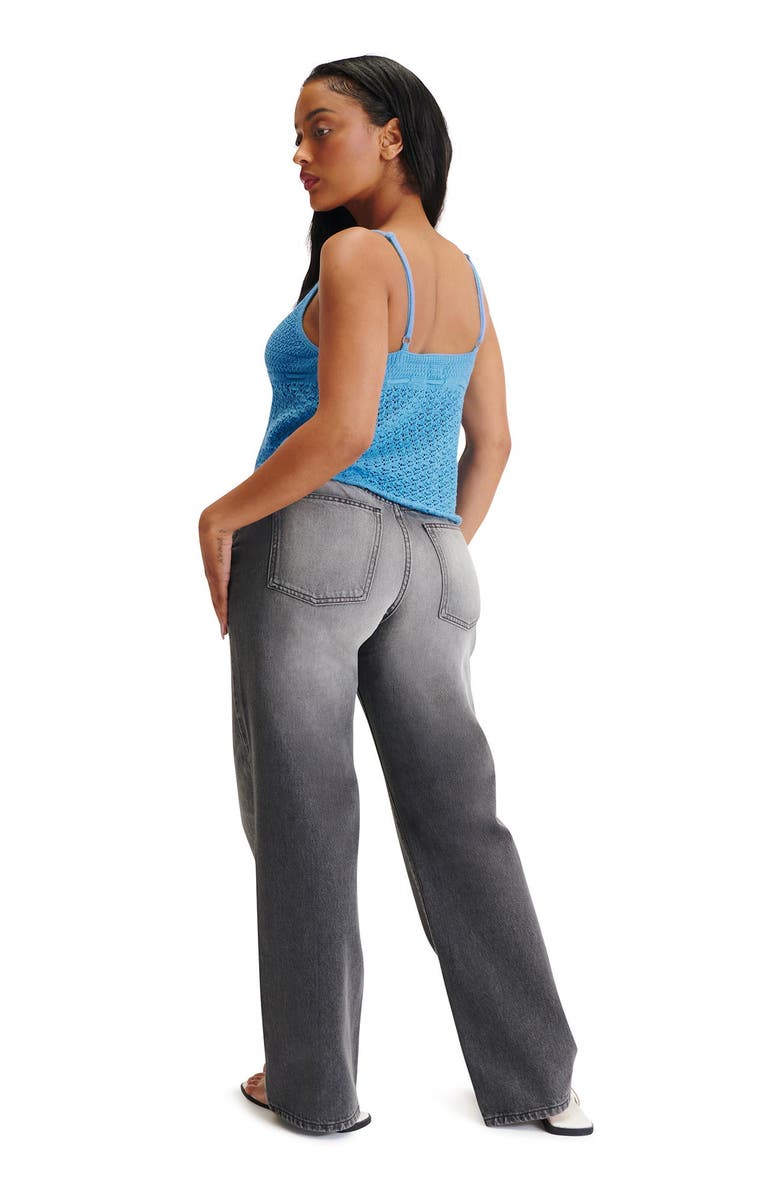 Cotton On Women's Curvy 91 Straight Jean, Alternate, color, Echo Grey