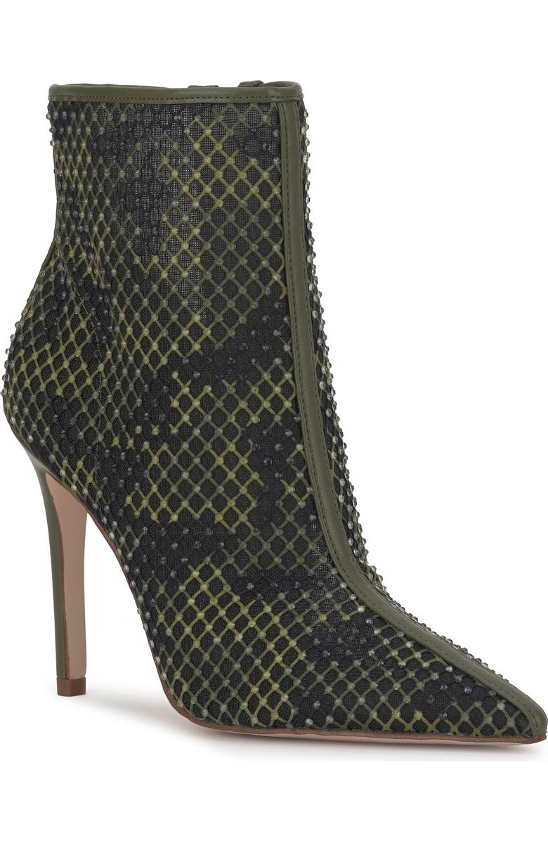 Jessica Simpson Pazra Studded Bootie, Main, color, Deep Moss Multi