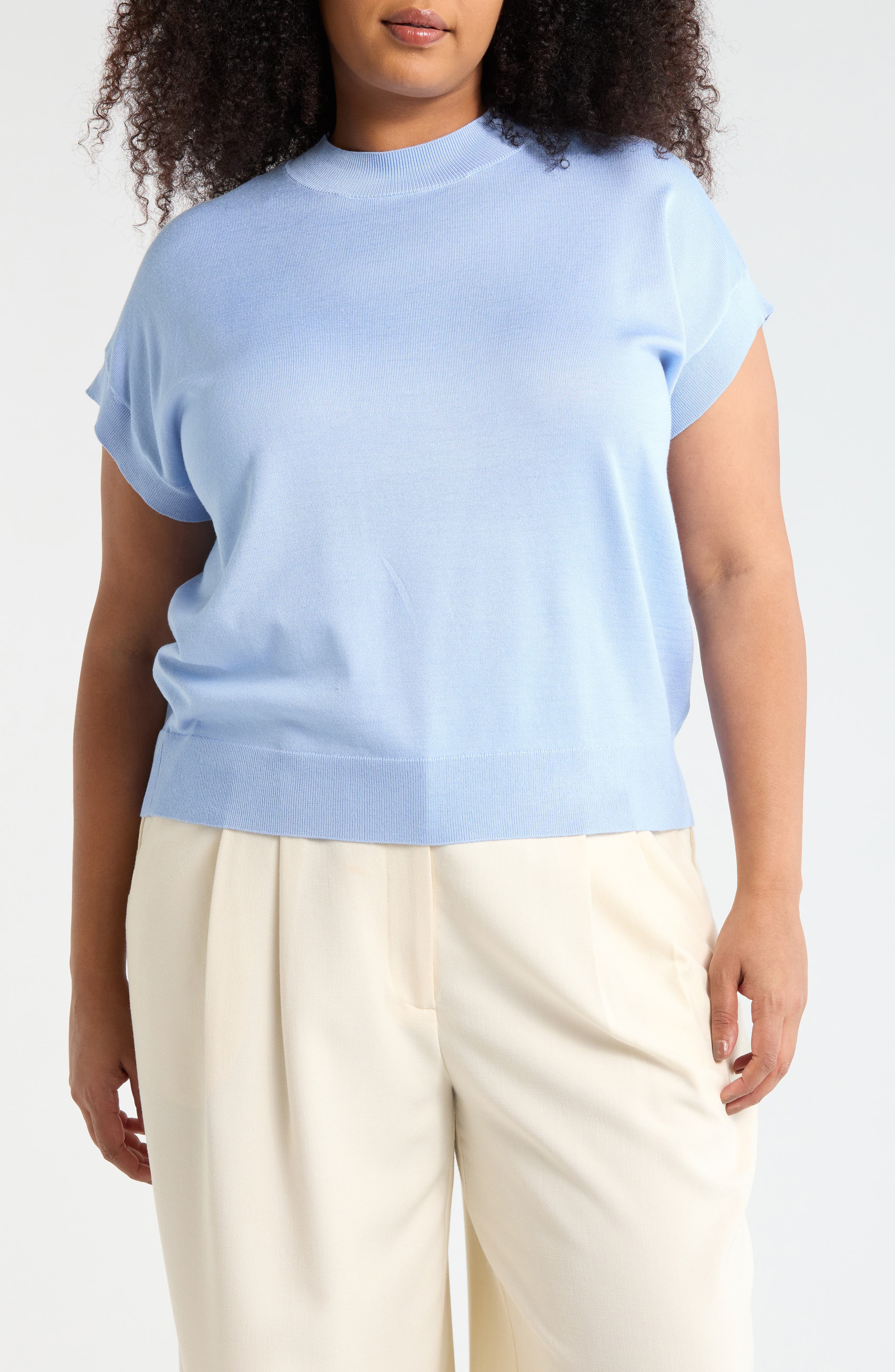 Crewneck Shell Sweater - image 5