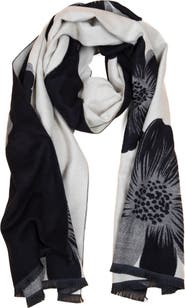 SAACHI Floral Reversible Scarf