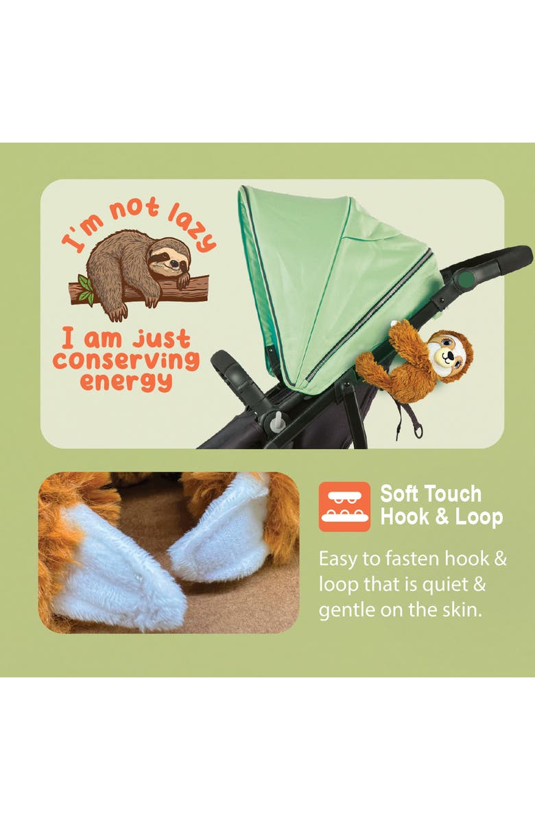 Shusher Sloth by Baby Shusher, Alternate, color, Brown