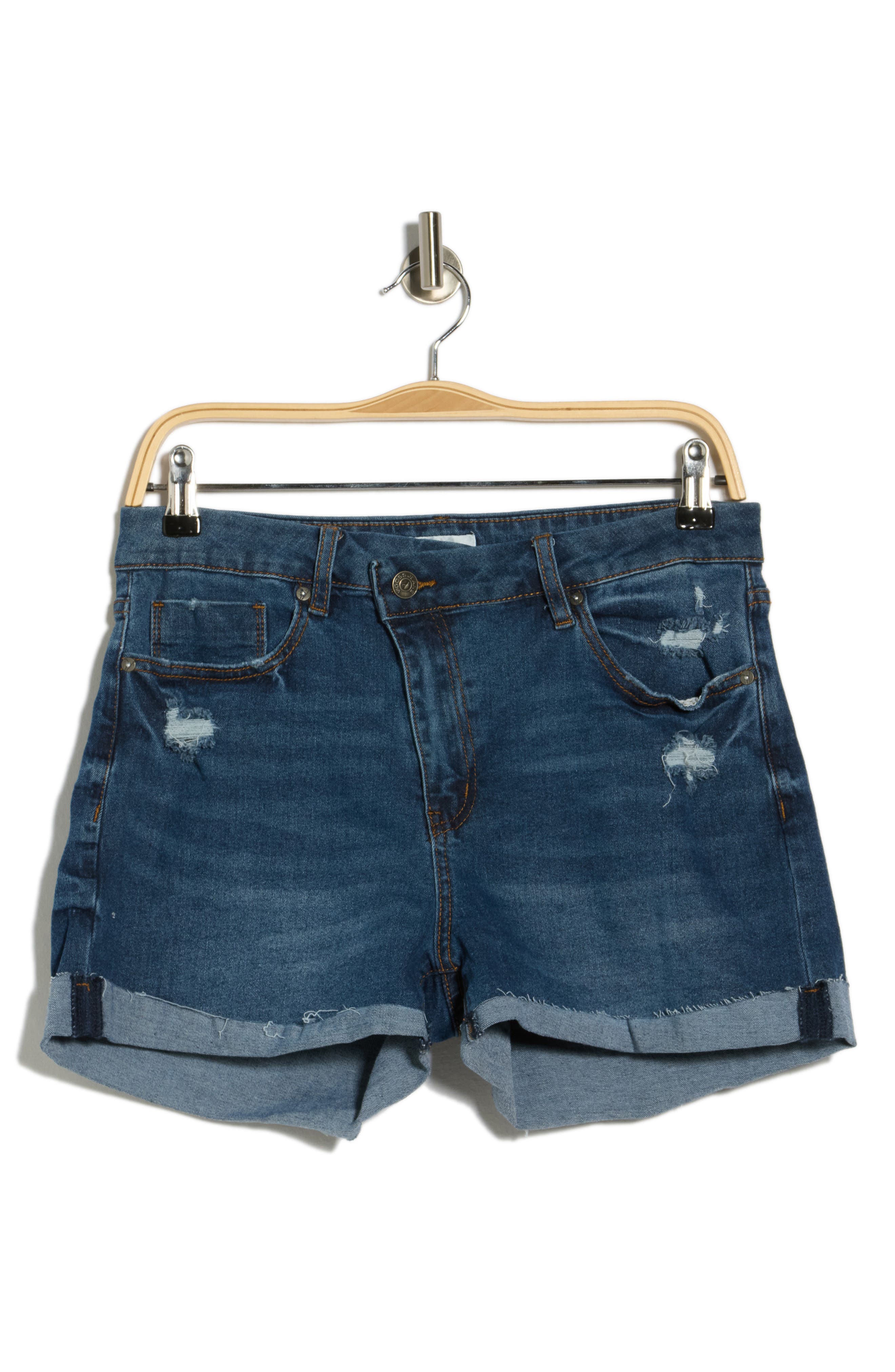 Vigoss Distressed Cuff Shorts