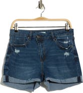 Vigoss Distressed Cuff Shorts