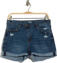 Vigoss Distressed Cuff Shorts