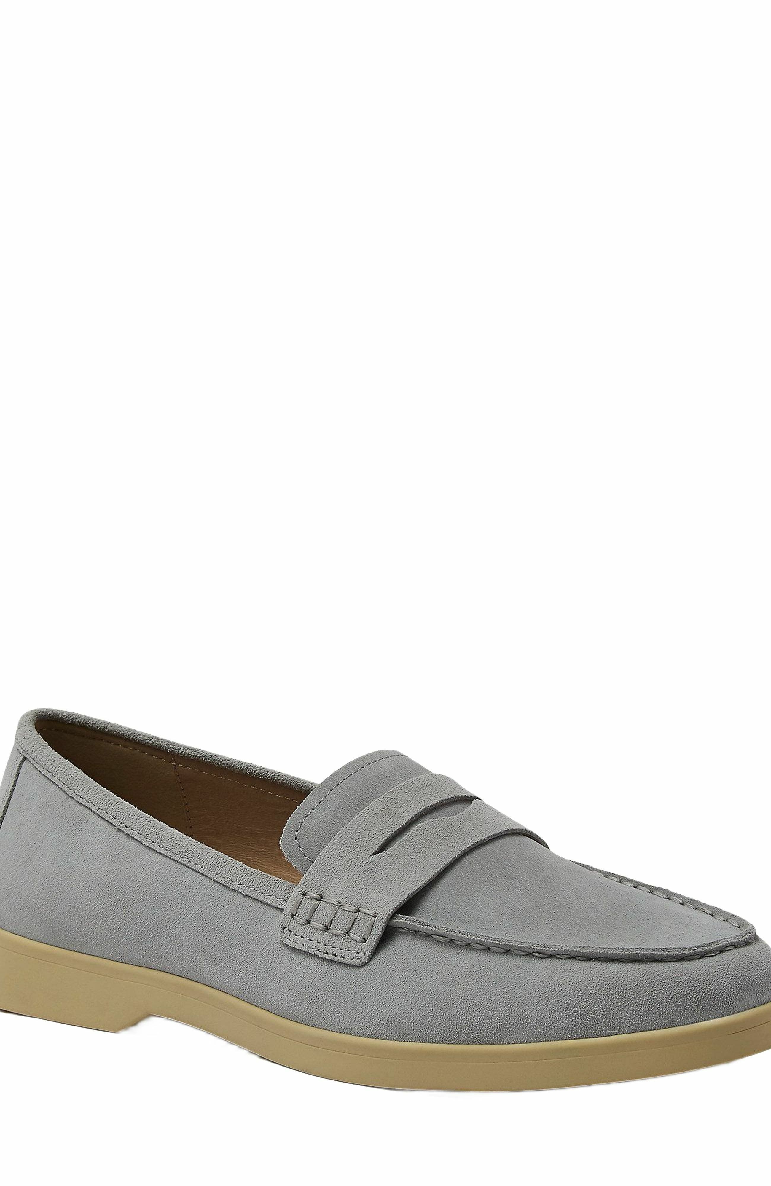 Suede Penny Loafers - image 4