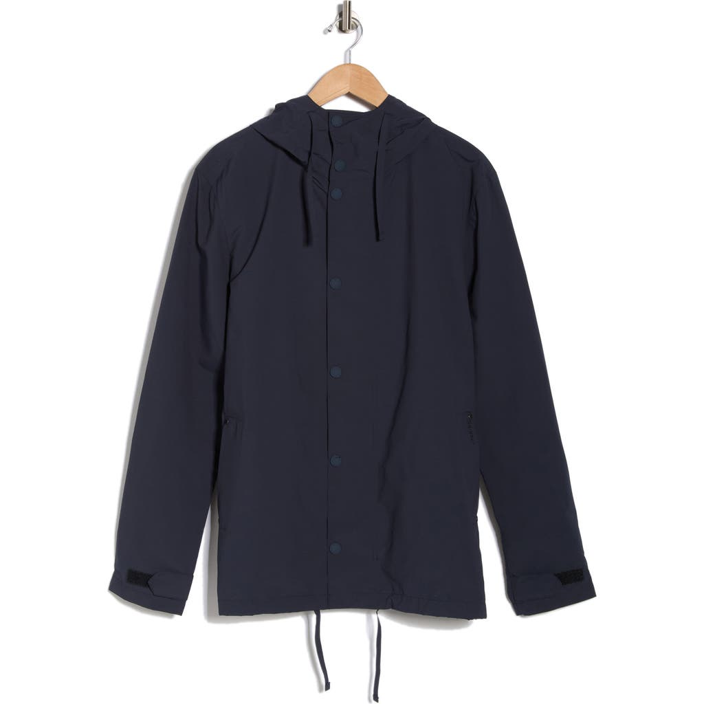 Barbour Quay Water Resistant Hooded Jacket In Black