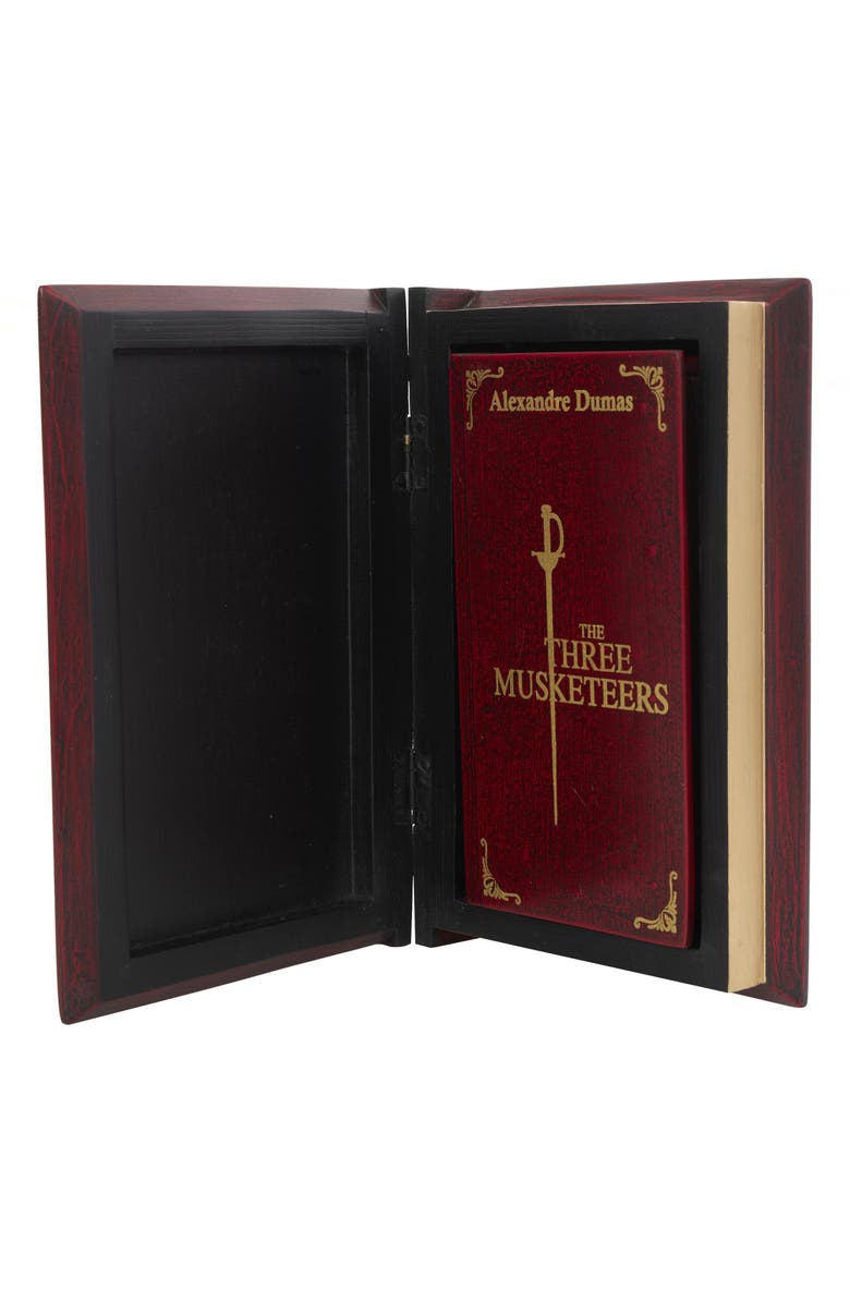 SONOMA SAGE HOME The Three Musketeers Set of 2 Faux Book Boxes, Alternate, color, Red