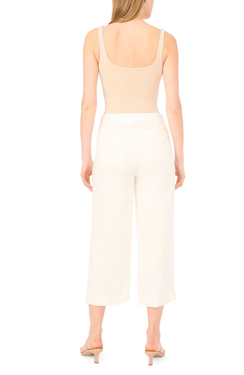 Vince Camuto Double Pocket Wide Leg Pants, Alternate, color, New Ivory
