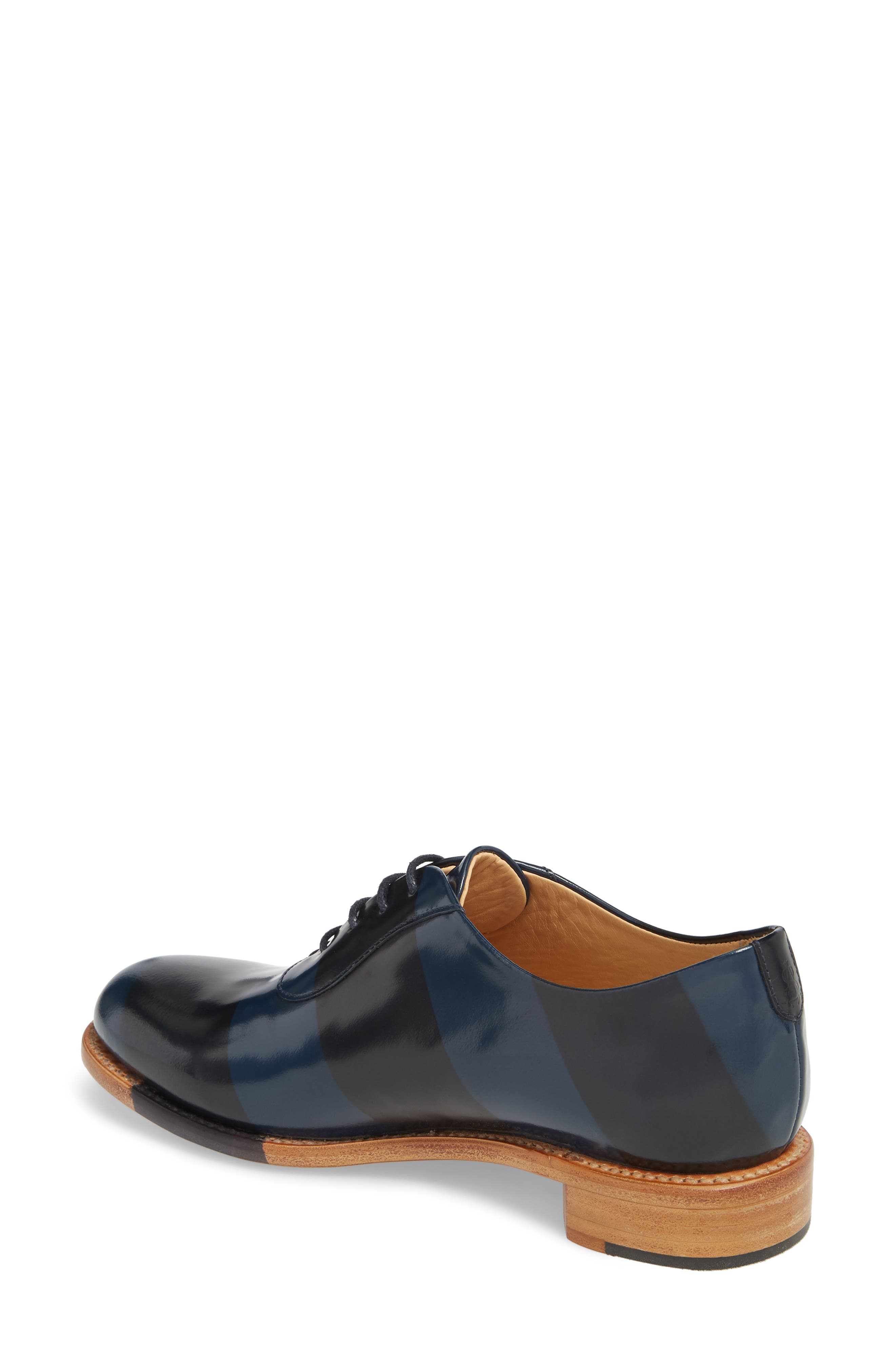 The Office of Angela Scott Mr. Smith Stripe Oxford, Alternate, color, Ocean