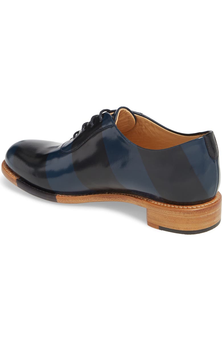The Office of Angela Scott Mr. Smith Stripe Oxford, Alternate, color, Ocean