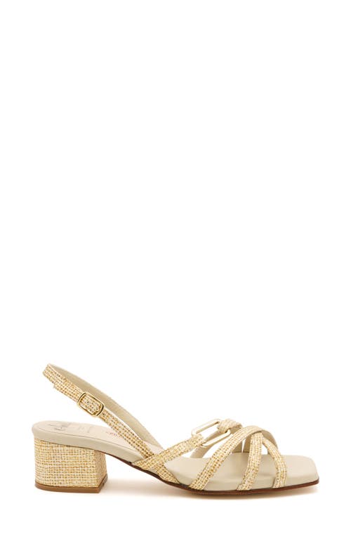 Amalfi By Rangoni Marte Slingback Sandal In Brown Glitter Balla