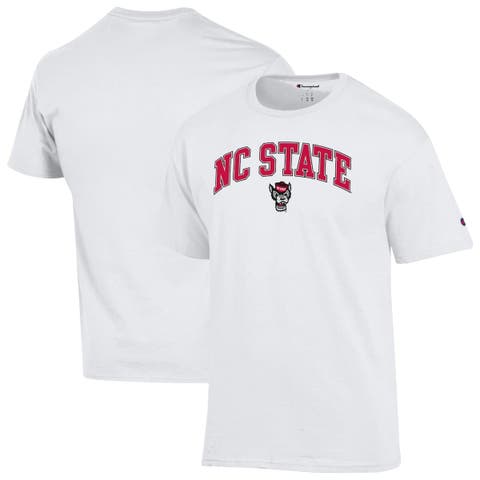 Men's Champion  White NC State Wolfpack Arched Logo T-Shirt