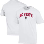 Champion Men's Champion  White NC State Wolfpack Arched Logo T-Shirt