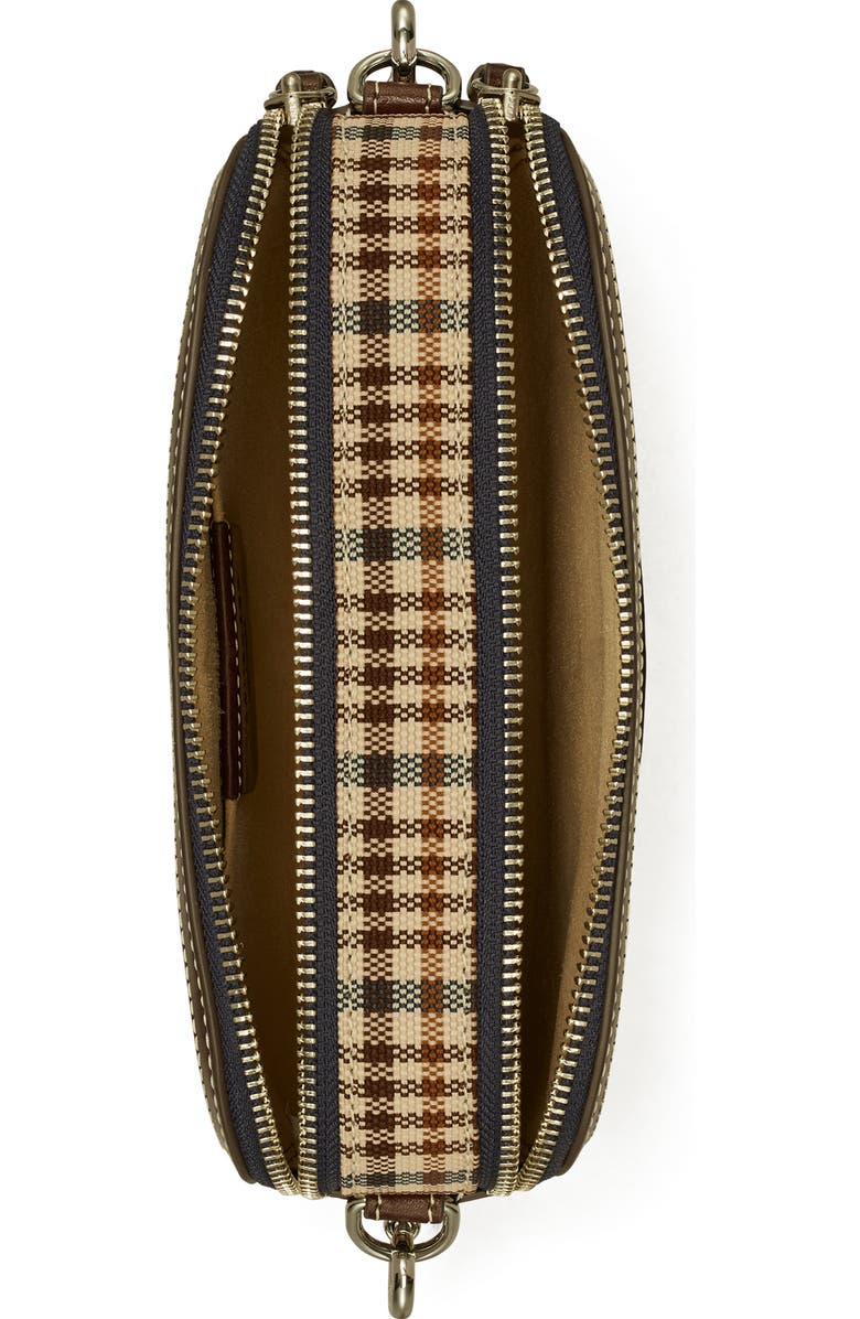 Tory Burch Mini Miller Plaid Crossbody Bag, Alternate, color,