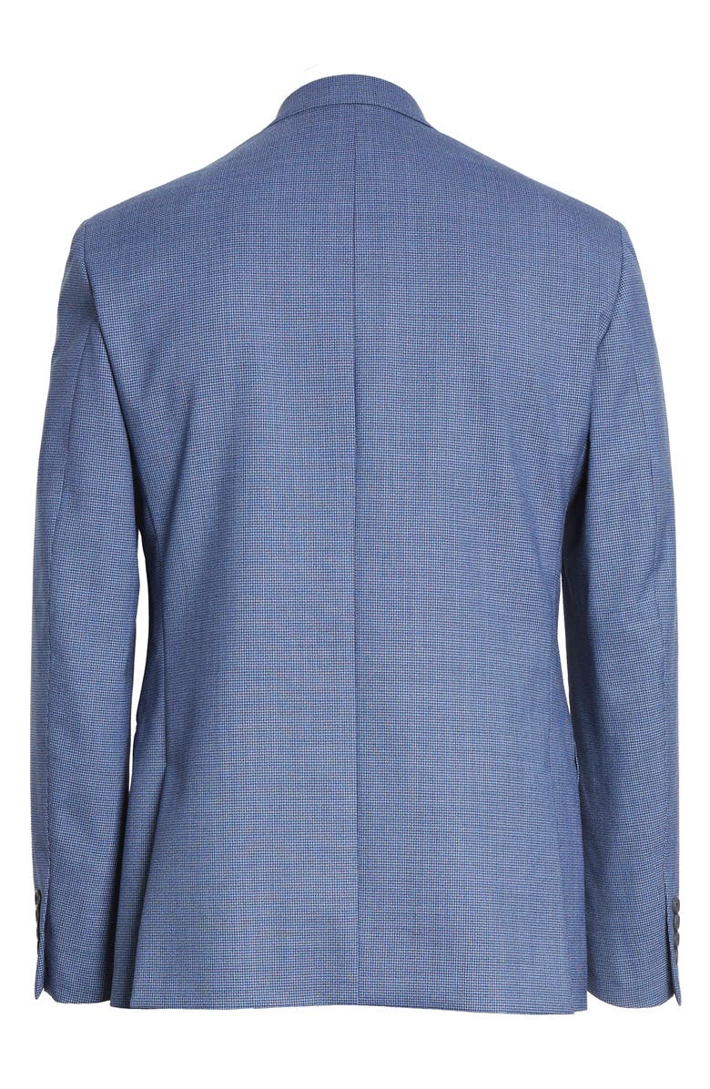 John W. Nordstrom<sup>®</sup> Traditional Fit Check Wool Sport Coat, Alternate, color, 