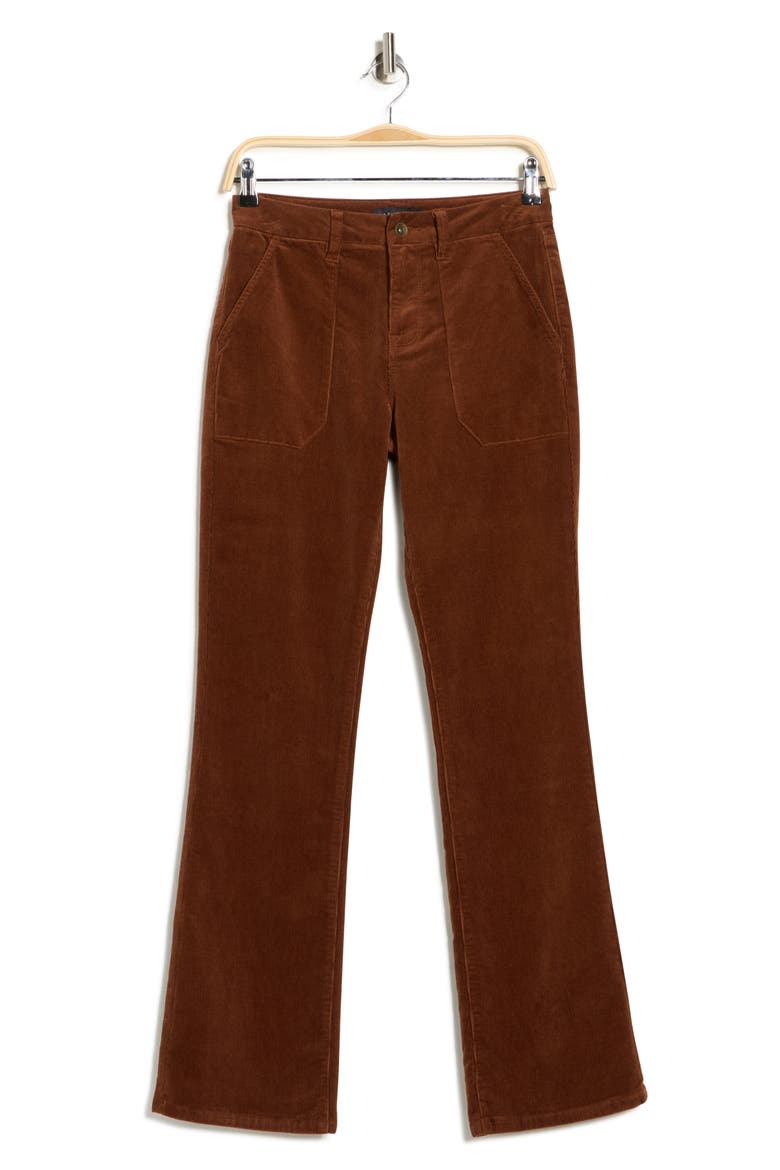 Braxton Corduroy Bootcut Pants, Alternate, color, CLOVE