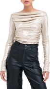 Marcella Cooper Metallic Long Sleeve Shirt