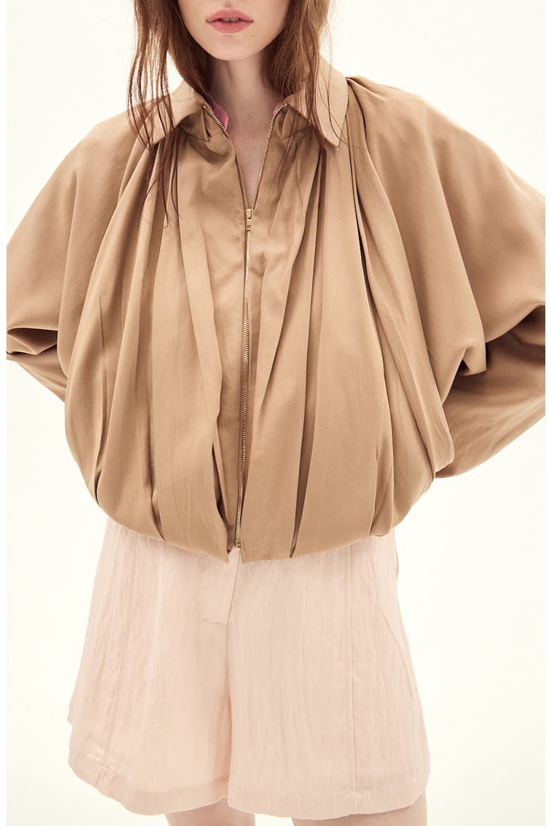 Genova Balloon Jacket, Main, color, TOAST