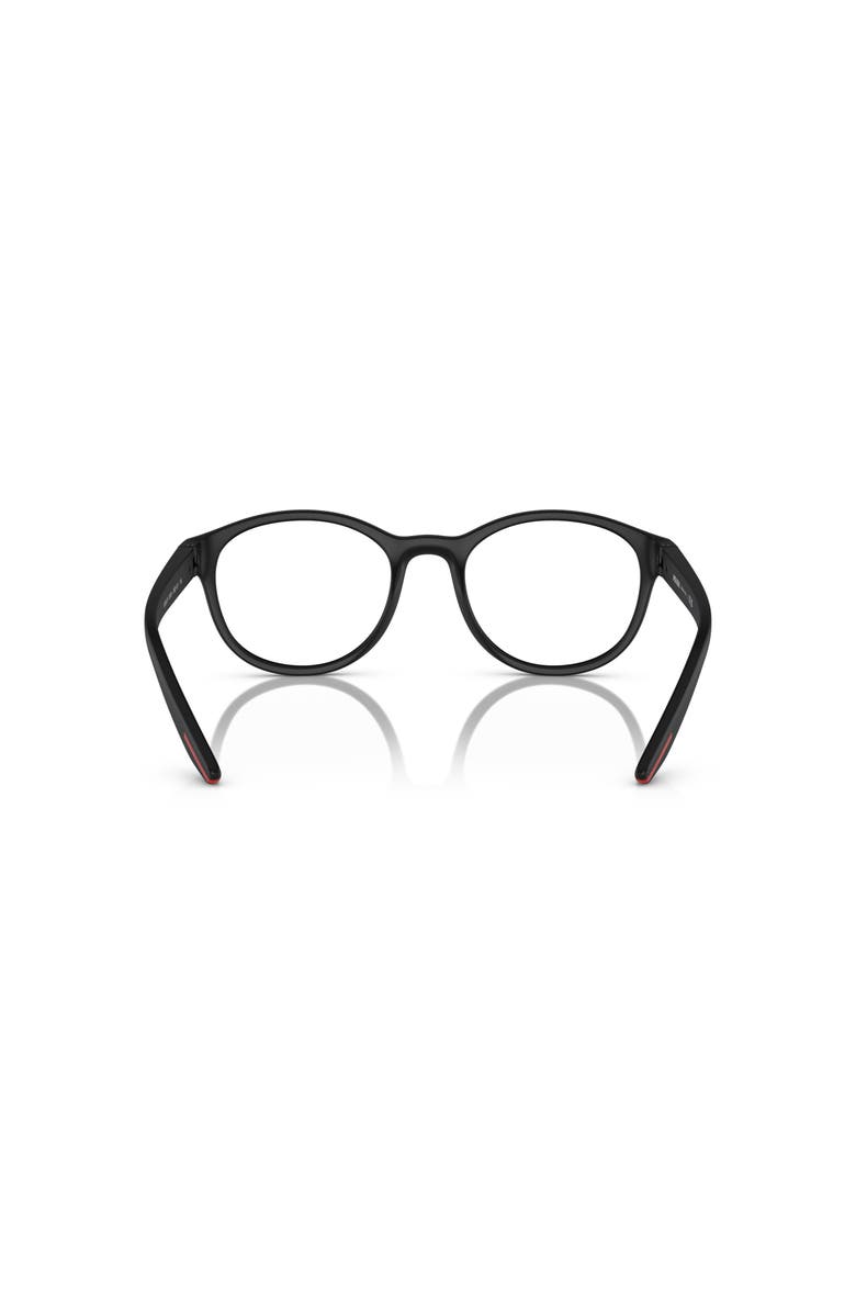 Prada Linea Rossa 53mm Phantos optical glasses, Alternate, color, Black