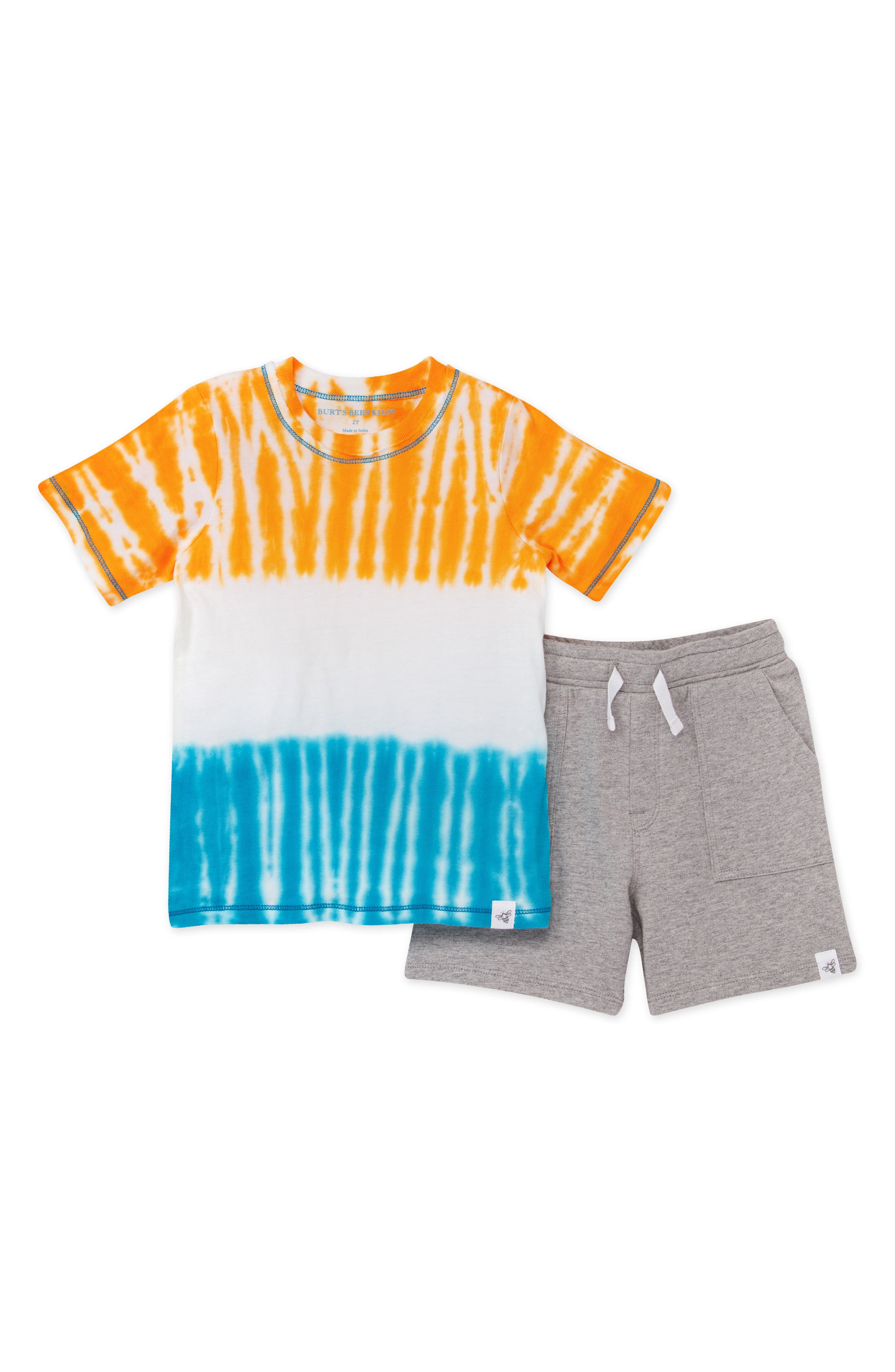 Burt's Bees Baby Stonewashed Tri Dip-Dye 2-Piece Pajama Set (Men ...
