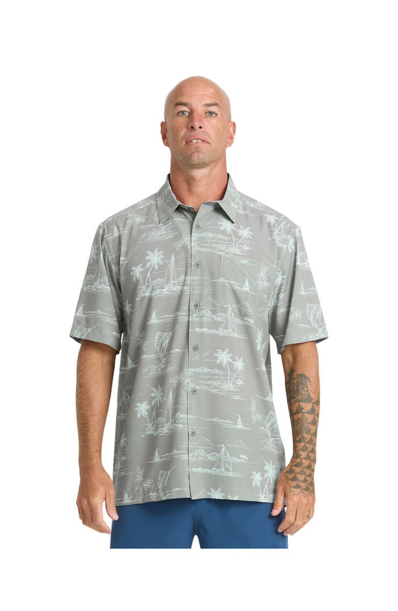 Quiksilver Waterman Performance Pack WM SS Short Sleeve Shirt, Main, color, Frost Gray