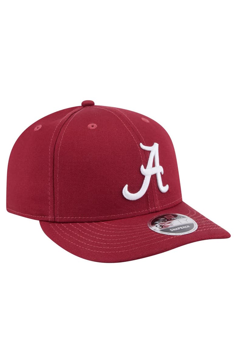 New Era Men's New Era Crimson Alabama Crimson Tide Low Profile 9FIFTY Snapback Hat, Alternate, color, 