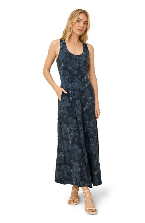 Organic Cotton Fit & Flare Open Back Maxi Dress