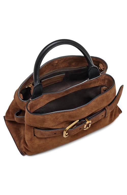 Marc Jacobs The Suede Cristina Satchel In Brown