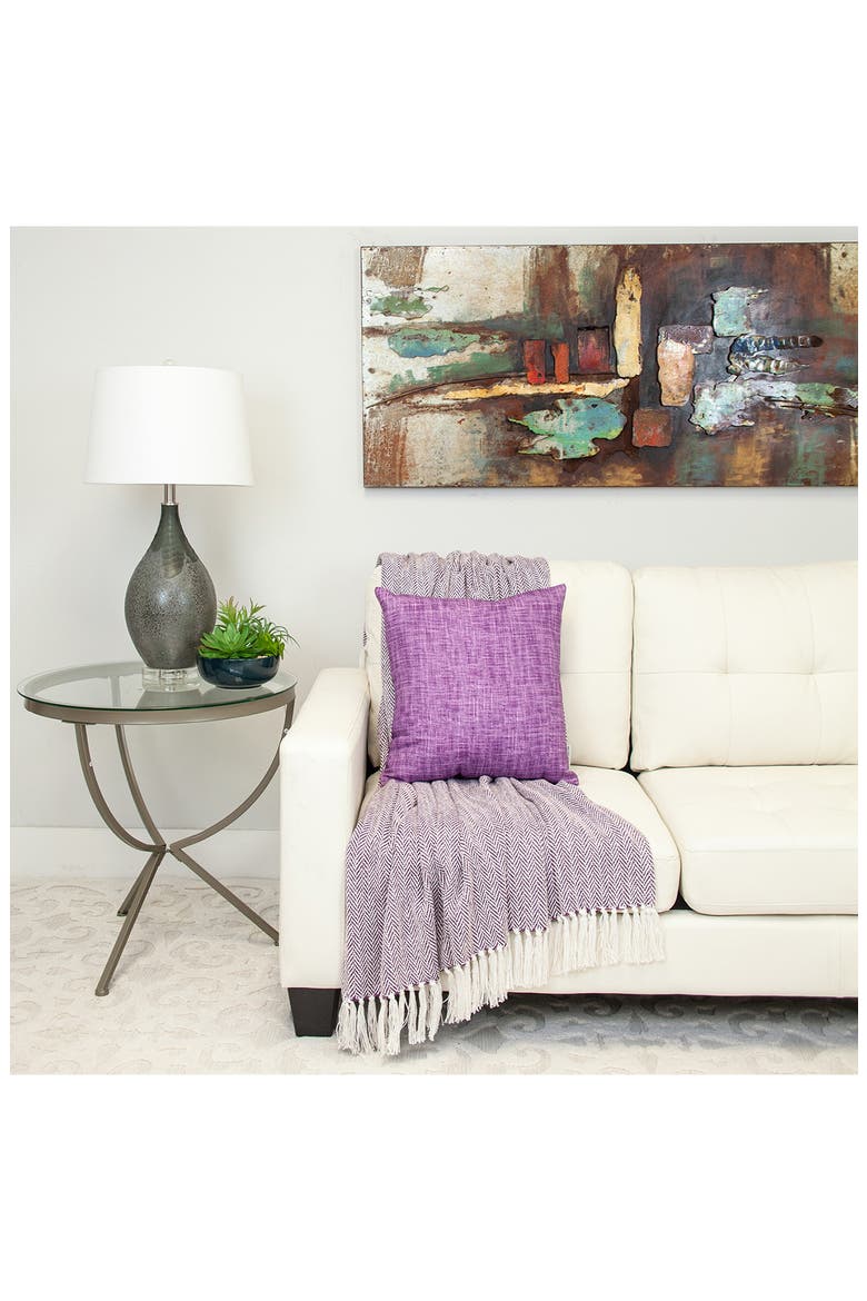 Accent Pillow, Alternate, color, PURPLE