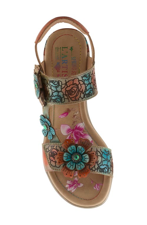 L'artiste By Spring Step Salira Slingback Sandal In Grey Multi