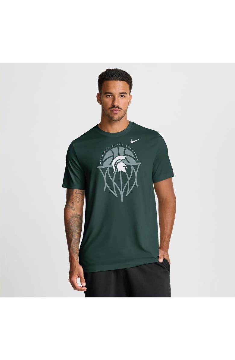 Nike Men's Nike Green Michigan State Spartans Basketball Icon Legend Dri-FIT T-Shirt, Main, color, Green