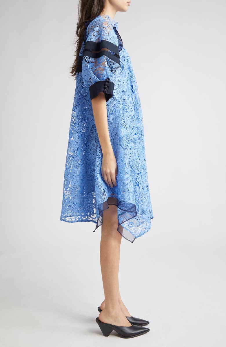 3.1 Phillip Lim Corded Lace Handkerchief Hem Dress, Alternate, color, 