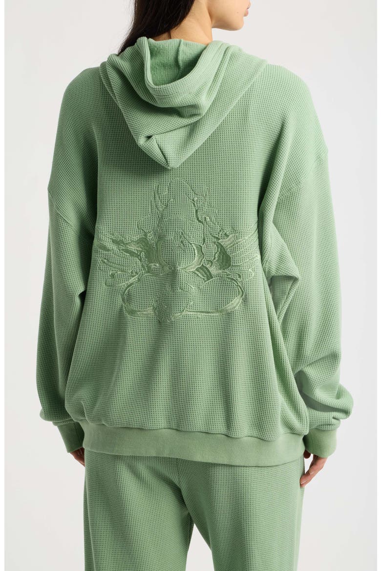 Harley Full Zip Hoodie, Alternate, color, SAGE GREEN