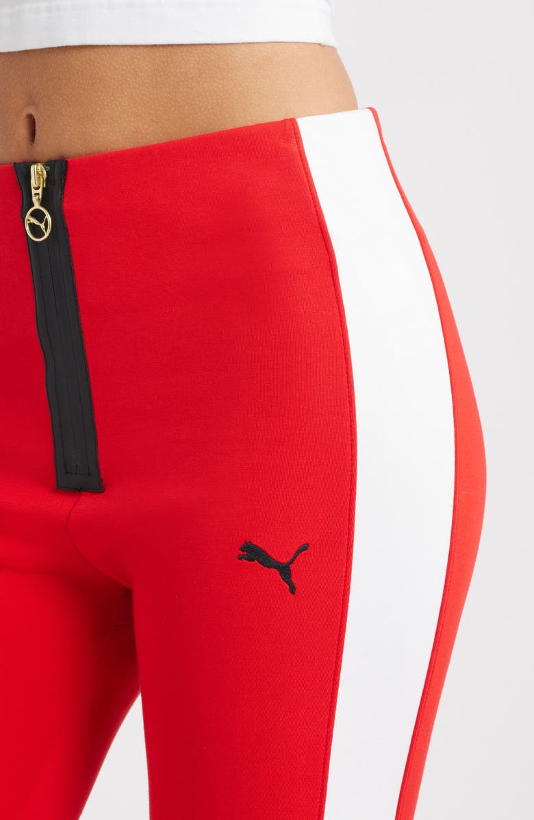 PUMA T7 Leggings, Alternate, color, For All Time Red-Puma White