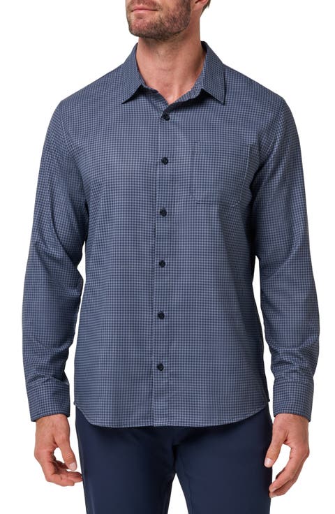 Techwoven Long Sleeve Button-Up Shirt