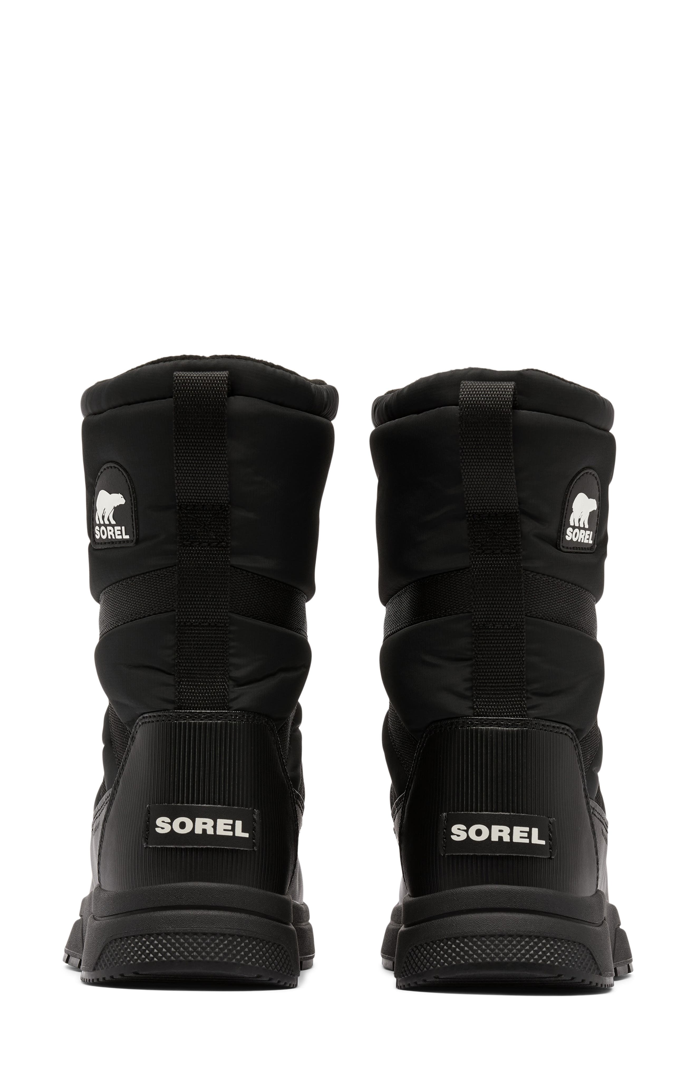 SOREL Whitney III Waterproof Tall Boot, Alternate, color, Black/ Black